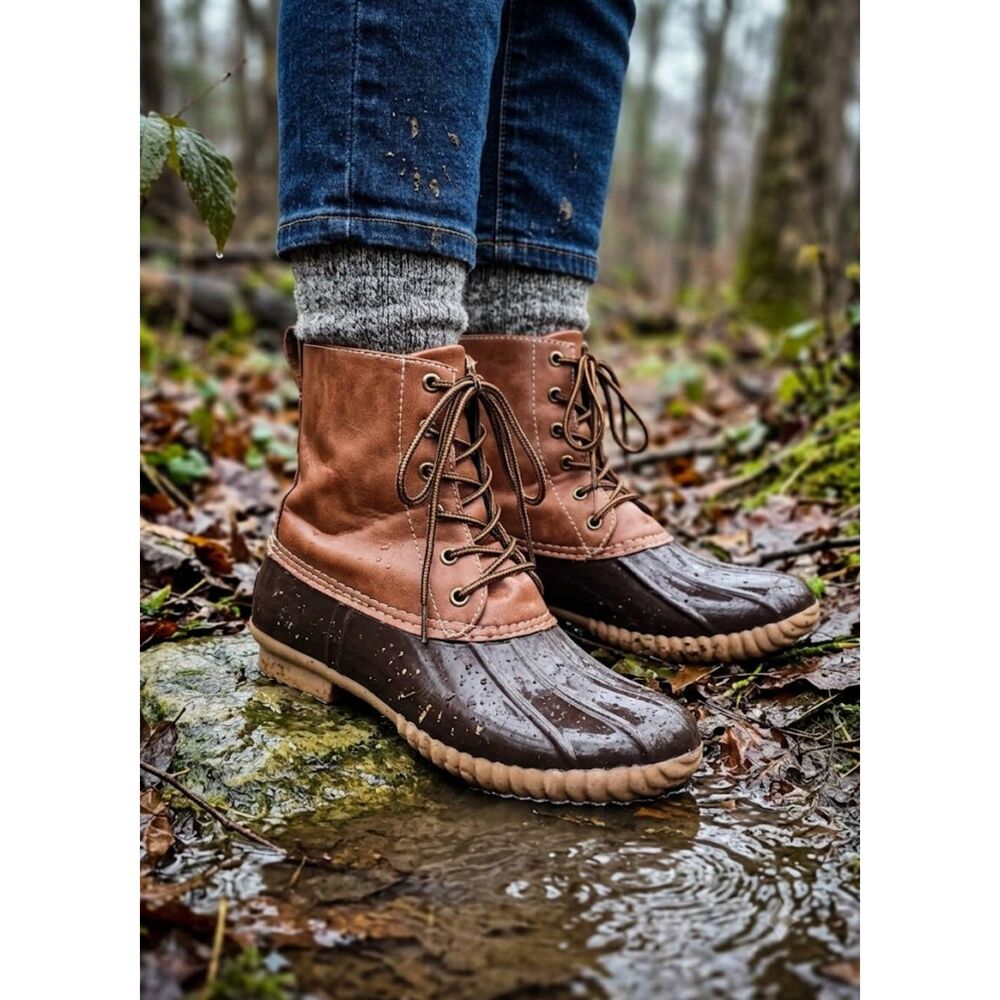 Yoki Duck Boots Sz 9 Brown